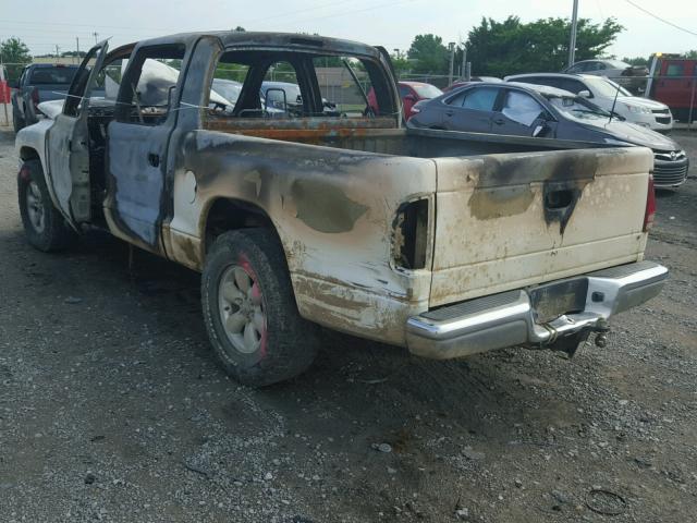 1D7HL48K44S506602 - 2004 DODGE DAKOTA QUA BURN photo 3