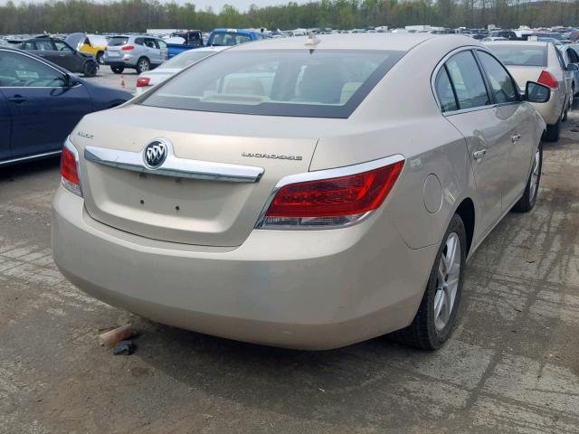 1G4GB5EG7AF190109 - 2010 BUICK LACROSSE C TAN photo 4