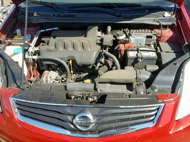 3N1AB6AP4BL645627 - 2011 NISSAN SENTRA 2.0 RED photo 7