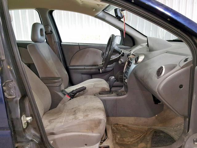 1G8AJ55F17Z153062 - 2007 SATURN ION LEVEL BLUE photo 5