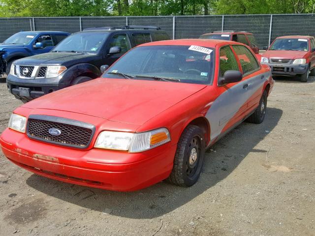 2FABP7AV9AX140595 - 2010 FORD CROWN VICT RED photo 2