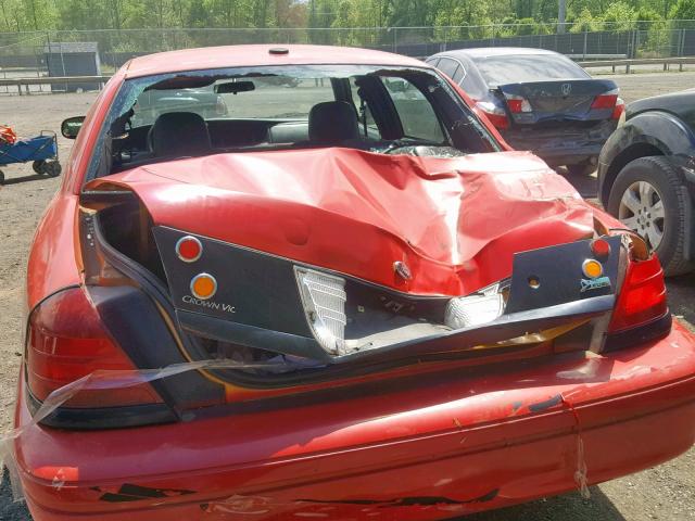 2FABP7AV9AX140595 - 2010 FORD CROWN VICT RED photo 9