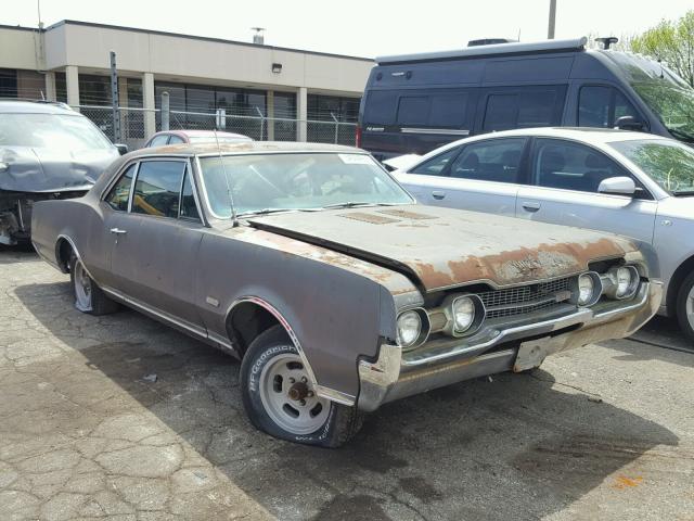 338077M364371 - 1967 OLDSMOBILE 442 GRAY photo 1