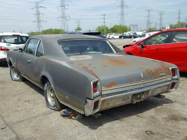 338077M364371 - 1967 OLDSMOBILE 442 GRAY photo 3