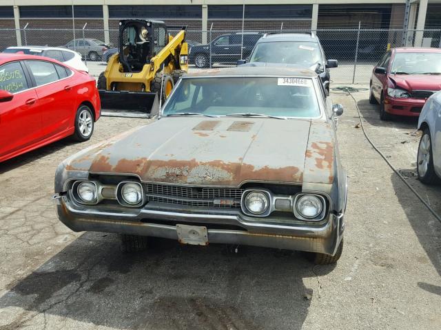 338077M364371 - 1967 OLDSMOBILE 442 GRAY photo 9