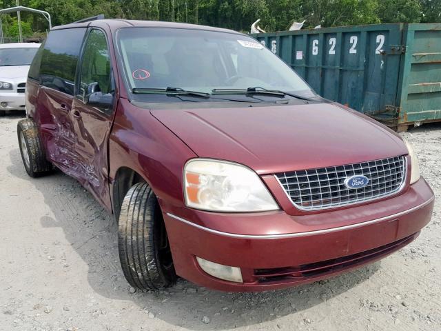 2FMZA52237BA24846 - 2007 FORD FREESTAR S MAROON photo 1