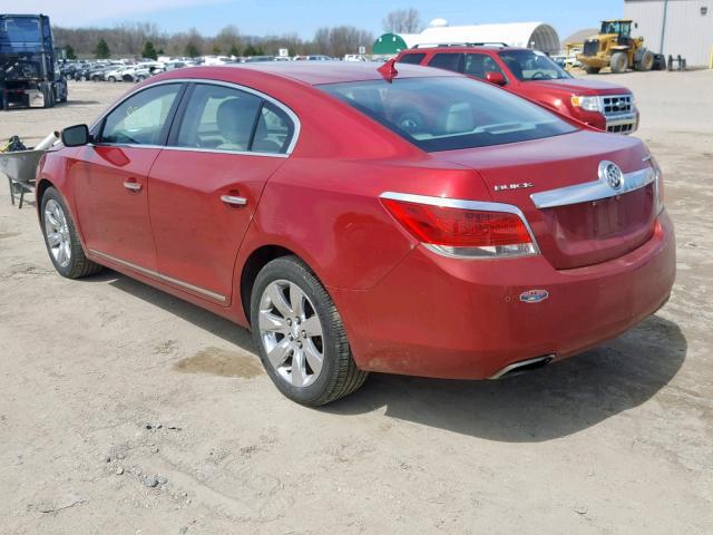 1G4GC5E39DF218796 - 2013 BUICK LACROSSE RED photo 3