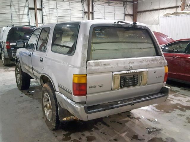 JT3VN39WXN0083061 - 1992 TOYOTA 4RUNNER VN SILVER photo 3