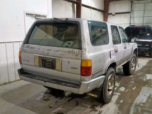 JT3VN39WXN0083061 - 1992 TOYOTA 4RUNNER VN SILVER photo 4