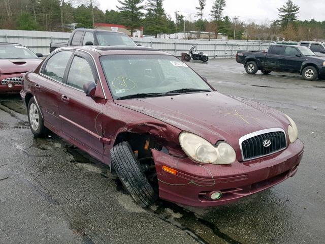 KMHWF25S12A636921 - 2002 HYUNDAI SONATA GL MAROON photo 1