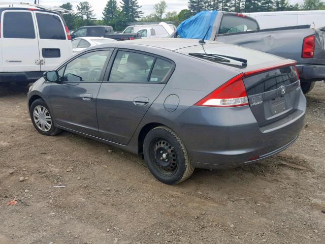 JHMZE2H55AS014503 - 2010 HONDA INSIGHT LX GRAY photo 3