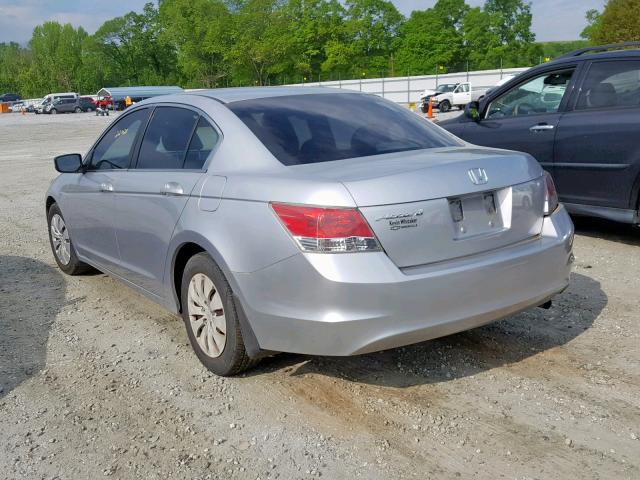 1HGCP26378A035079 - 2008 HONDA ACCORD LX SILVER photo 3