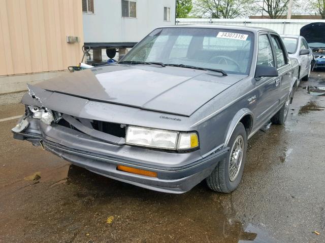 1G3AM54N7N6302188 - 1992 OLDSMOBILE CUTLASS CI ნაცრისფერი ფოტო 2