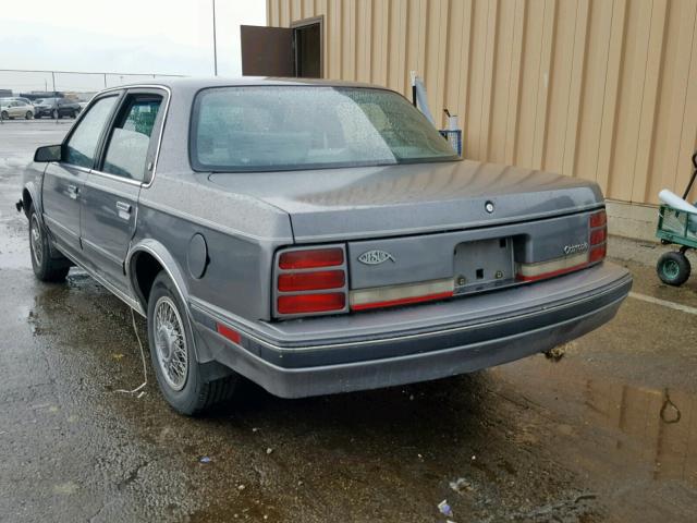 1G3AM54N7N6302188 - 1992 OLDSMOBILE CUTLASS CI ნაცრისფერი ფოტო 3