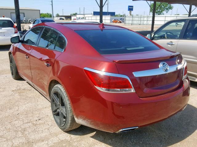 1G4GE5GD2BF297208 - 2011 BUICK LACROSSE C RED photo 3