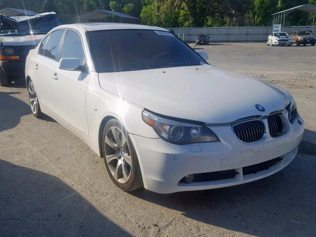 WBANB53587CN93794 - 2007 BMW 550 I WHITE photo 1