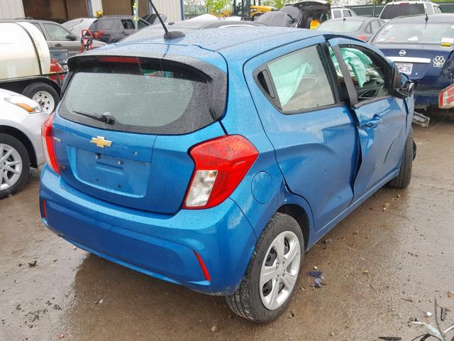 KL8CB6SA5KC710750 - 2019 CHEVROLET SPARK LS BLUE photo 4