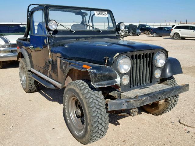 J9F93EH122418 - 1979 JEEP CJ5 BLACK photo 1