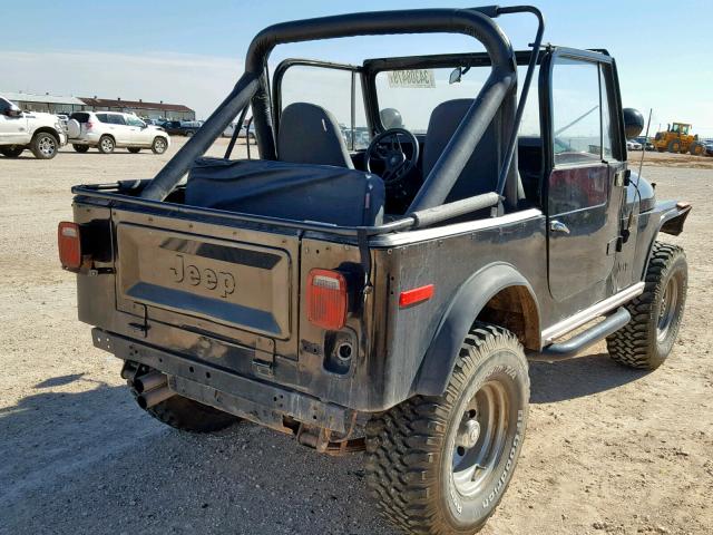 J9F93EH122418 - 1979 JEEP CJ5 BLACK photo 4