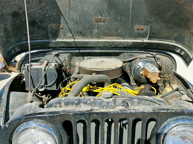 J9F93EH122418 - 1979 JEEP CJ5 BLACK photo 7