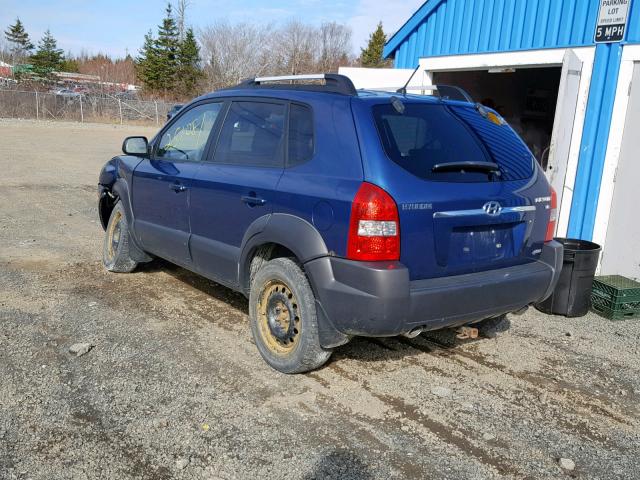 KM8JM72D57U657361 - 2007 HYUNDAI TUCSON GL BLUE photo 3