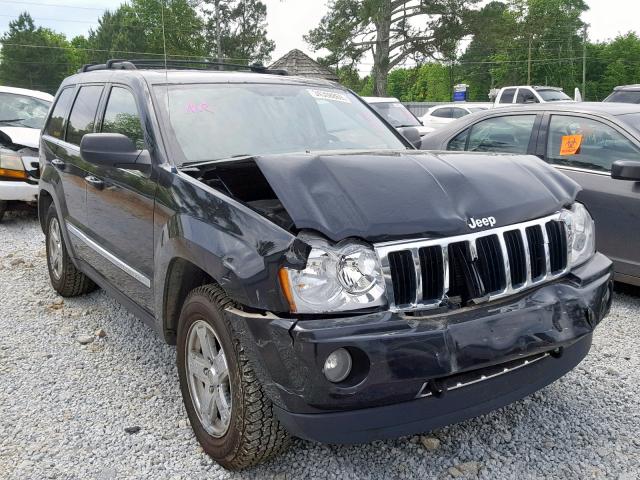 1J4HR58206C183039 - 2006 JEEP GRAND CHER BLACK photo 1