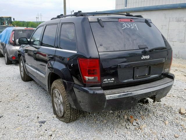 1J4HR58206C183039 - 2006 JEEP GRAND CHER BLACK photo 3