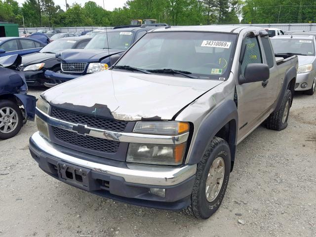 1GCDT196958232286 - 2005 CHEVROLET COLORADO SILVER photo 2