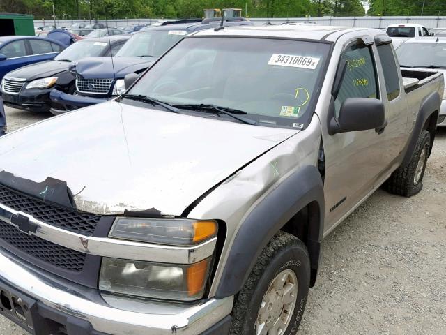 1GCDT196958232286 - 2005 CHEVROLET COLORADO SILVER photo 9