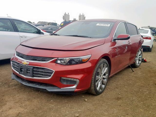 1G1ZH5SX9HF272152 - 2017 CHEVROLET MALIBU PRE BURGUNDY photo 2