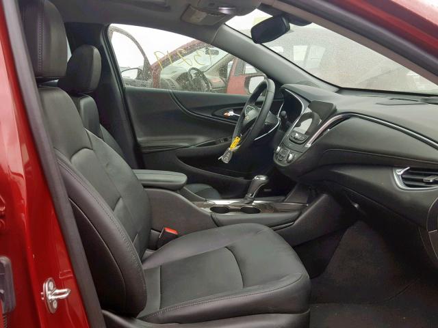 1G1ZH5SX9HF272152 - 2017 CHEVROLET MALIBU PRE BURGUNDY photo 5