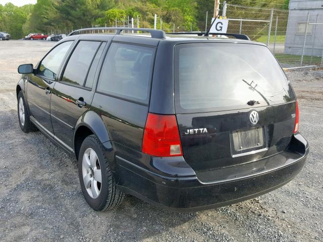 WVWSP61J53W528276 - 2003 VOLKSWAGEN JETTA GLS BLACK photo 3