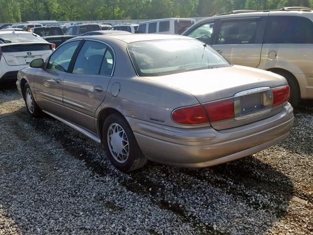 1G4HP54K82U276148 - 2002 BUICK LESABRE CU GOLD photo 3