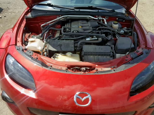 JM1NC2SF4F0238355 - 2015 MAZDA MX-5 MIATA RED photo 7