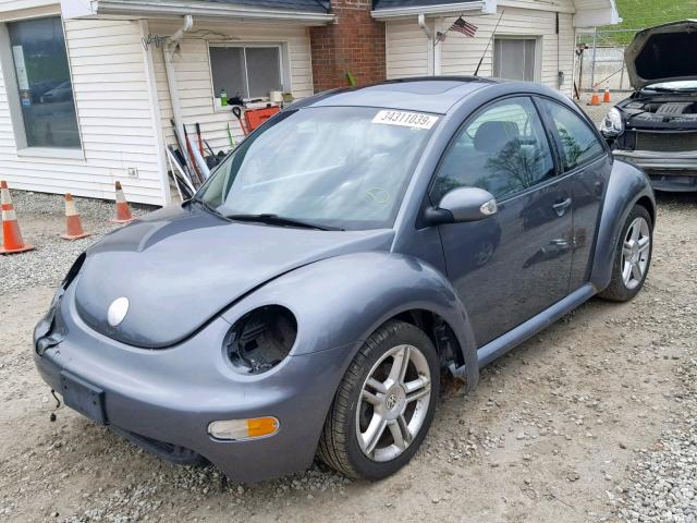 3VWCD31C74M404361 - 2004 VOLKSWAGEN NEW BEETLE Grau Foto 2