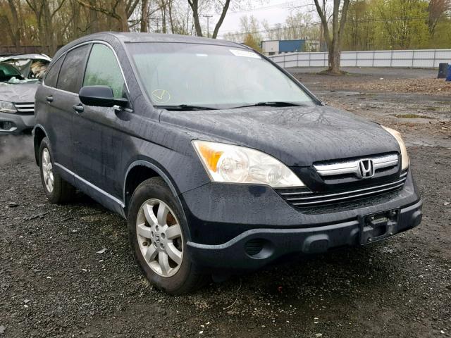 JHLRE48747C055936 - 2007 HONDA CR-V EXL BLACK photo 1