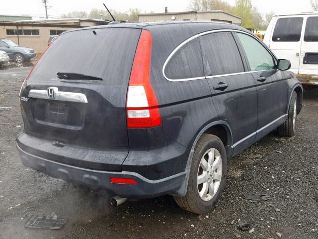 JHLRE48747C055936 - 2007 HONDA CR-V EXL BLACK photo 4