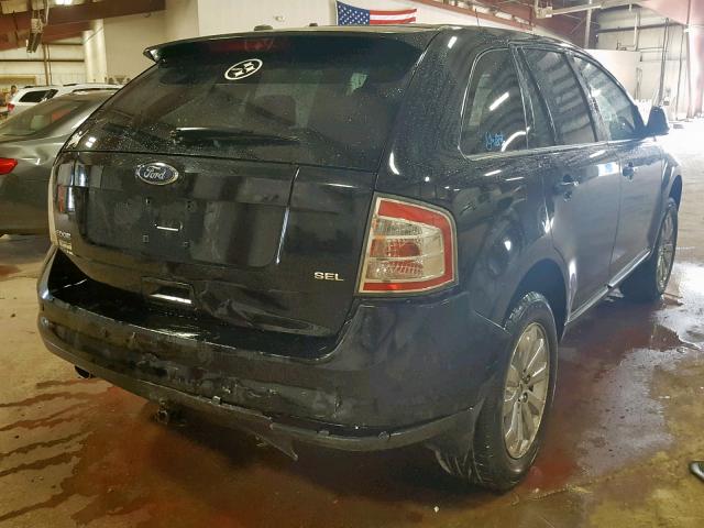 2FMDK38C49BA30234 - 2009 FORD EDGE SEL BLACK photo 4