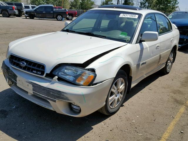 4S3BE896047204908 - 2004 SUBARU LEGACY OUT WHITE photo 2