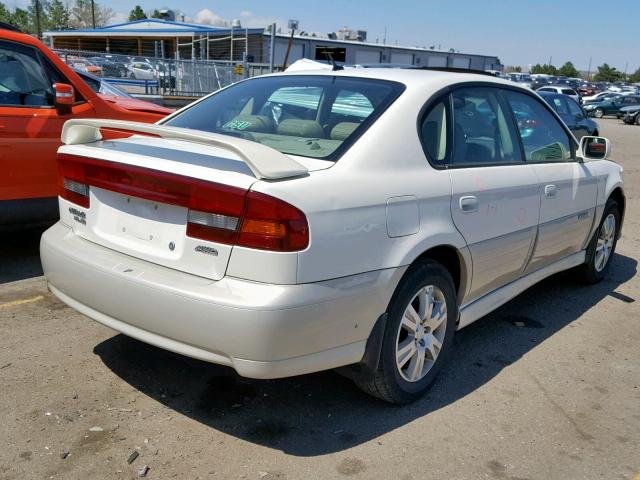 4S3BE896047204908 - 2004 SUBARU LEGACY OUT WHITE photo 4