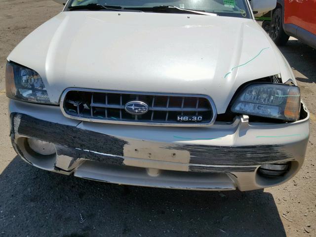 4S3BE896047204908 - 2004 SUBARU LEGACY OUT WHITE photo 9