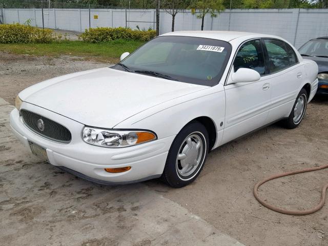 1G4HR54K2YU108783 - 2000 BUICK LESABRE LI WHITE photo 2