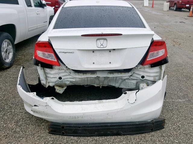2HGFG3B09DH511262 - 2013 HONDA CIVIC EXL 白色 照片 9