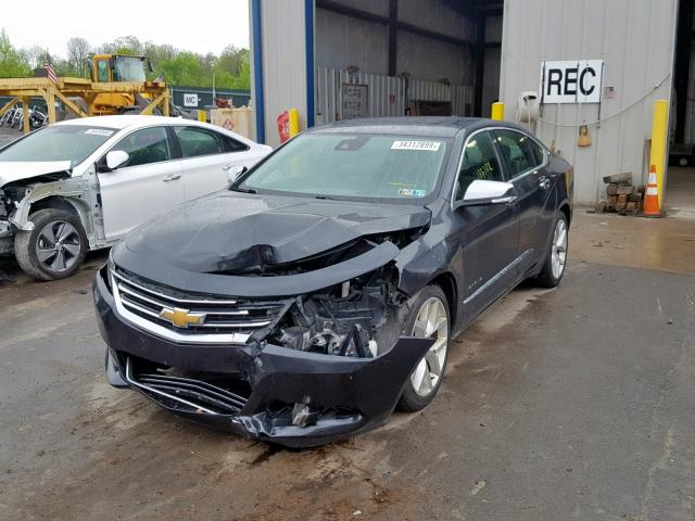 2G1155S30E9148908 - 2014 CHEVROLET IMPALA LTZ CHARCOAL photo 2