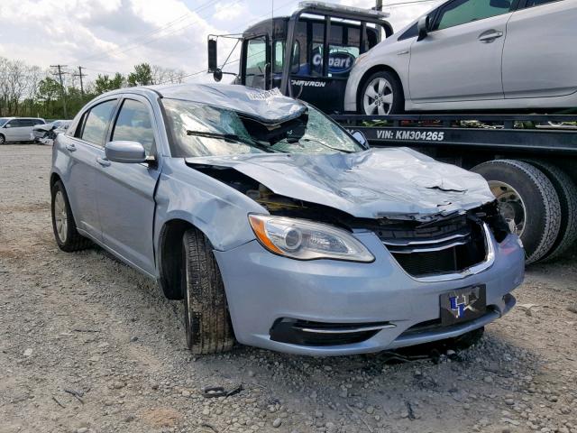 1C3CCBBB3DN542088 - 2013 CHRYSLER 200 TOURIN BLUE photo 1