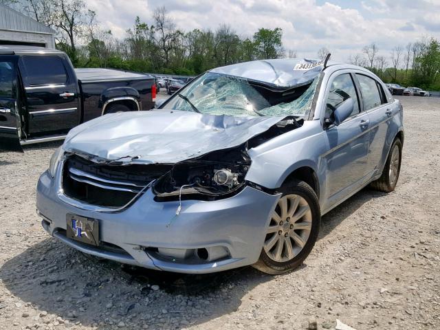 1C3CCBBB3DN542088 - 2013 CHRYSLER 200 TOURIN BLUE photo 2