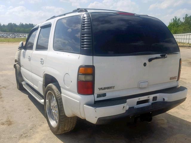 1GKEK63U64J295711 - 2004 GMC YUKON DENA WHITE photo 3