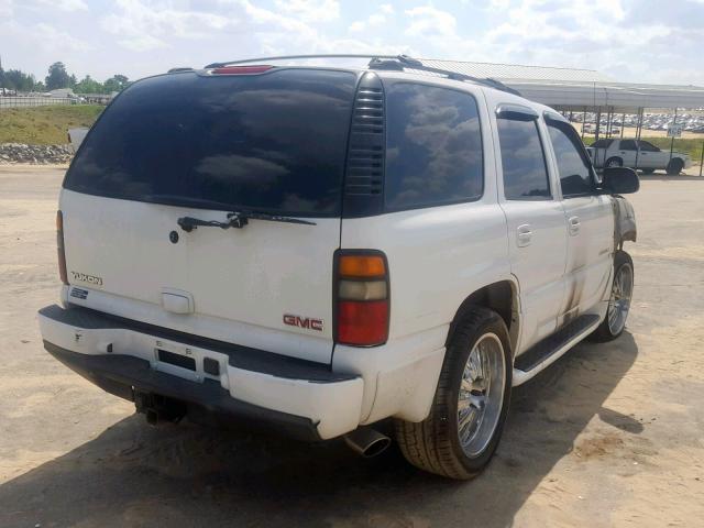 1GKEK63U64J295711 - 2004 GMC YUKON DENA WHITE photo 4