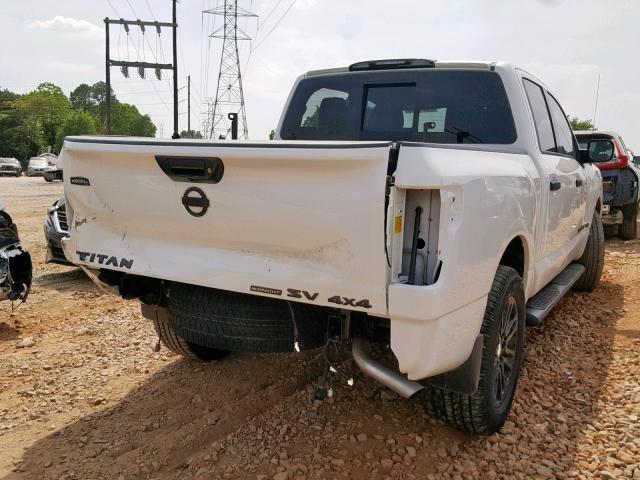 1N6AA1E5XJN548231 - 2018 NISSAN TITAN SV WHITE photo 4