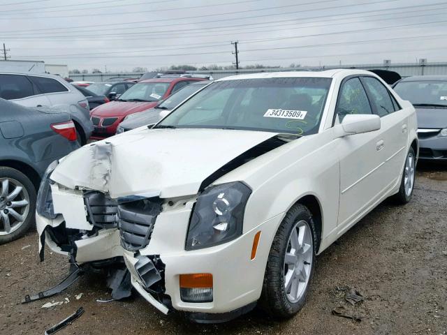 1G6DP567250179621 - 2005 CADILLAC CTS HI FEA WHITE photo 2